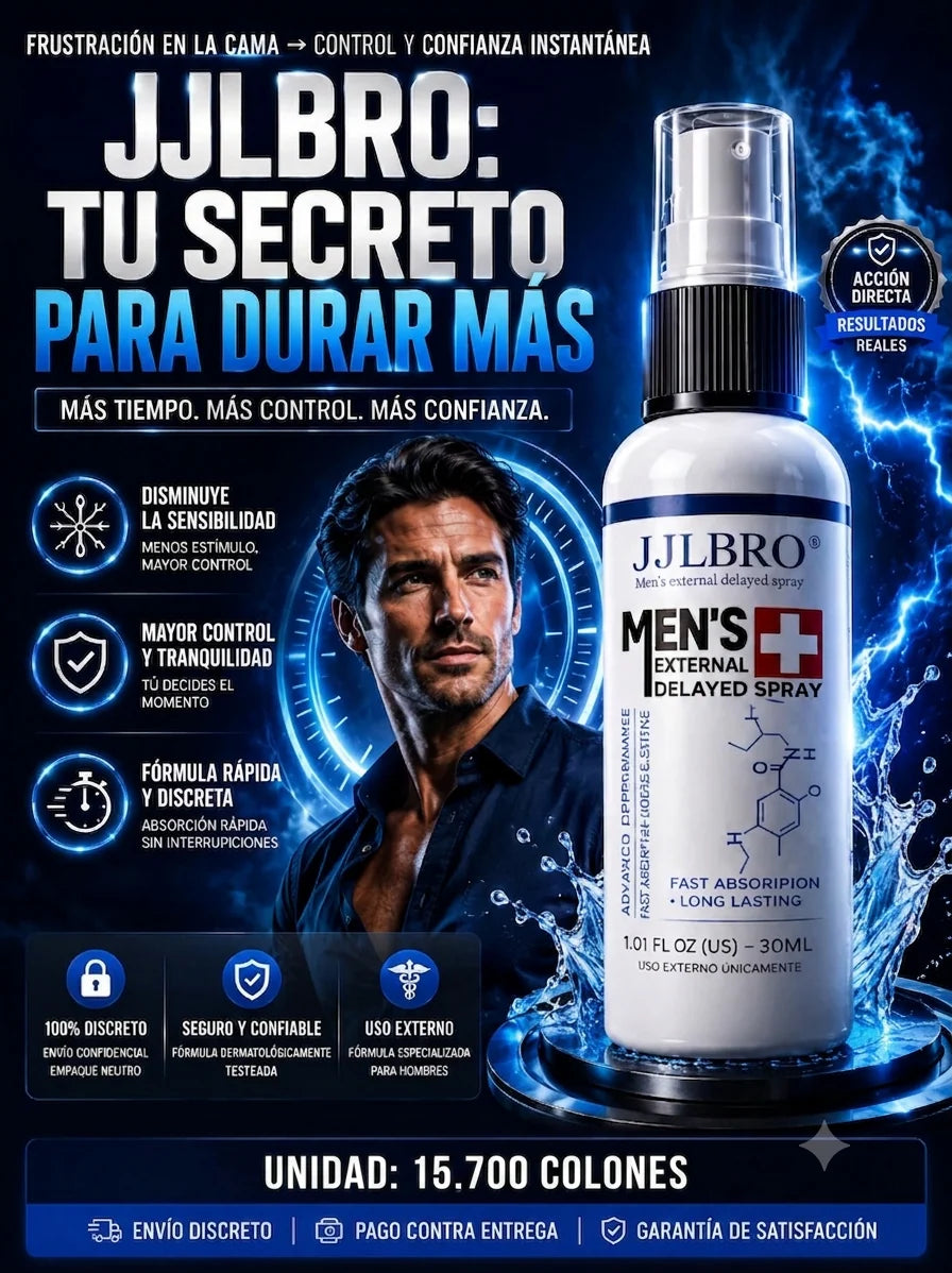 Spray Retardante Masculino JJLBRO® | Más Control y Duración-PIEDE 1 Y LLEVA 2