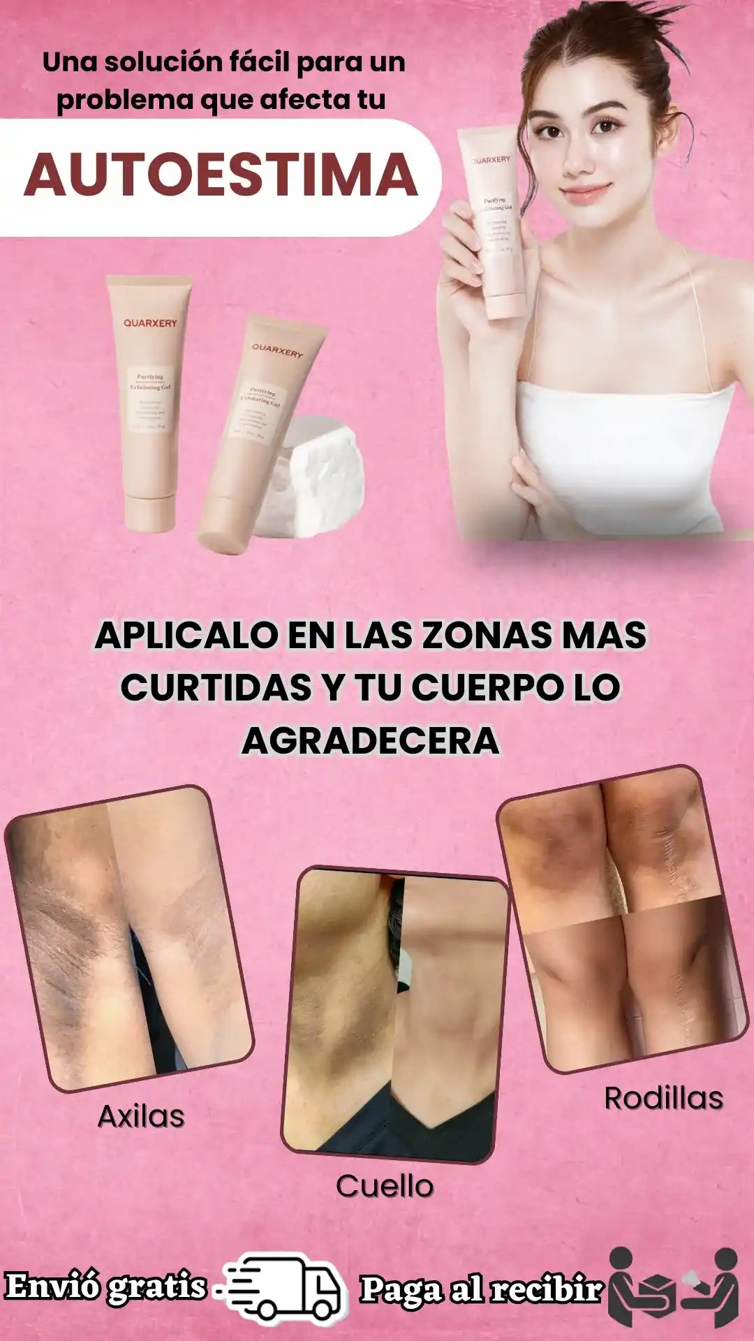 Exfoliante y Aclarante en gel- QUARXERY- PIDE 1 Y LLEVA 2