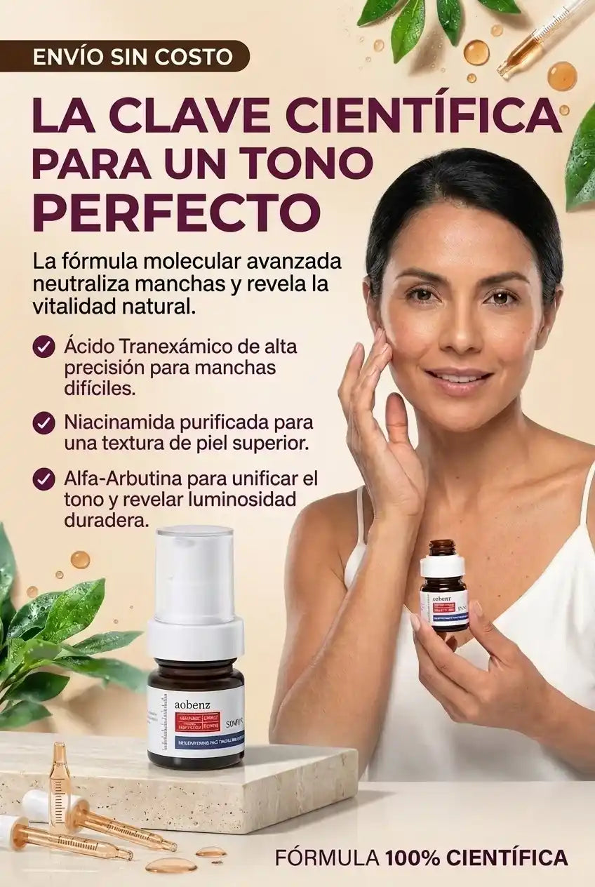 AOBENZ SERUM – ELIMINADOR DE MANCHAS DE PIEL