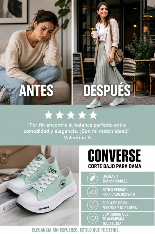CONVERSE DE CORTE BAJO