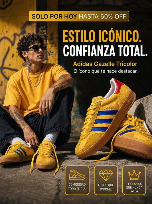 TENIS GAZELLE TRICOLOR