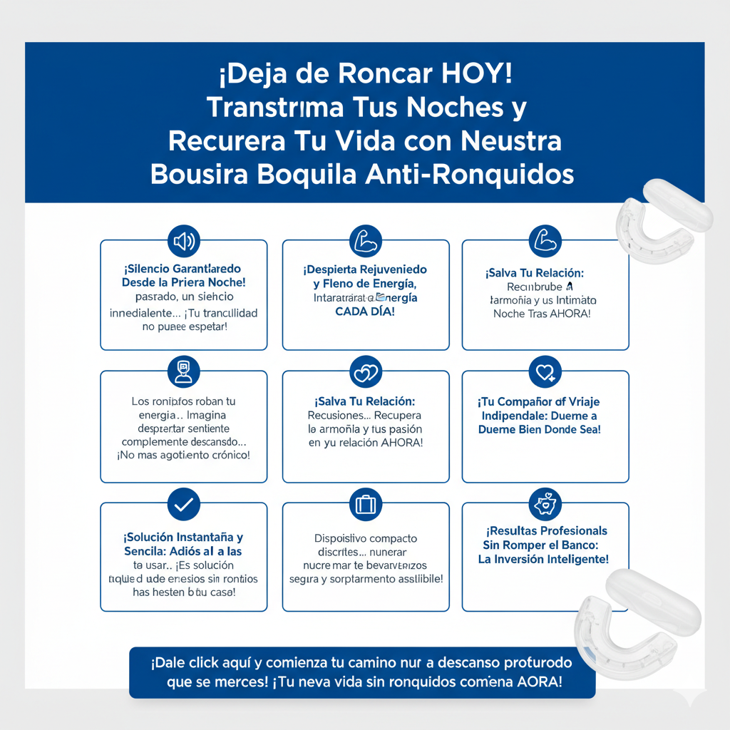 PIDE 1 Y LLEVA 2- ANTI RONQUIDOS BUCAL