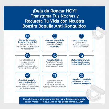 PIDE 1 Y LLEVA 2- ANTI RONQUIDOS BUCAL