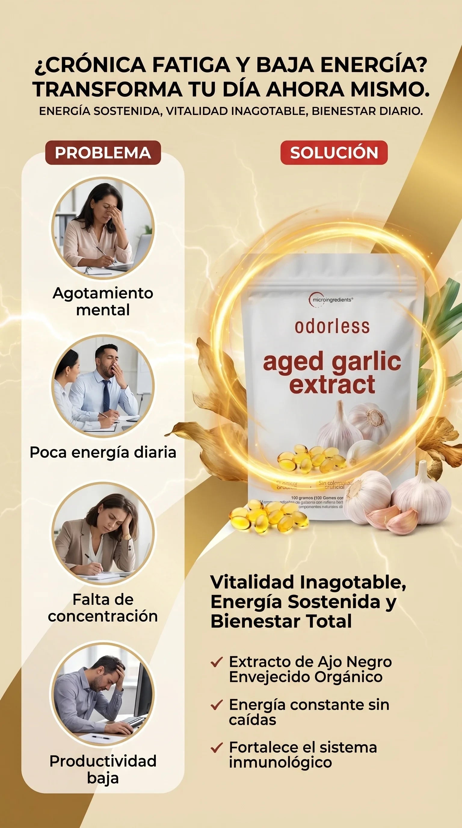 CAPSULAS DE AJO NEGRO AÑEJADO-SALUD Y LARGA VIDA
