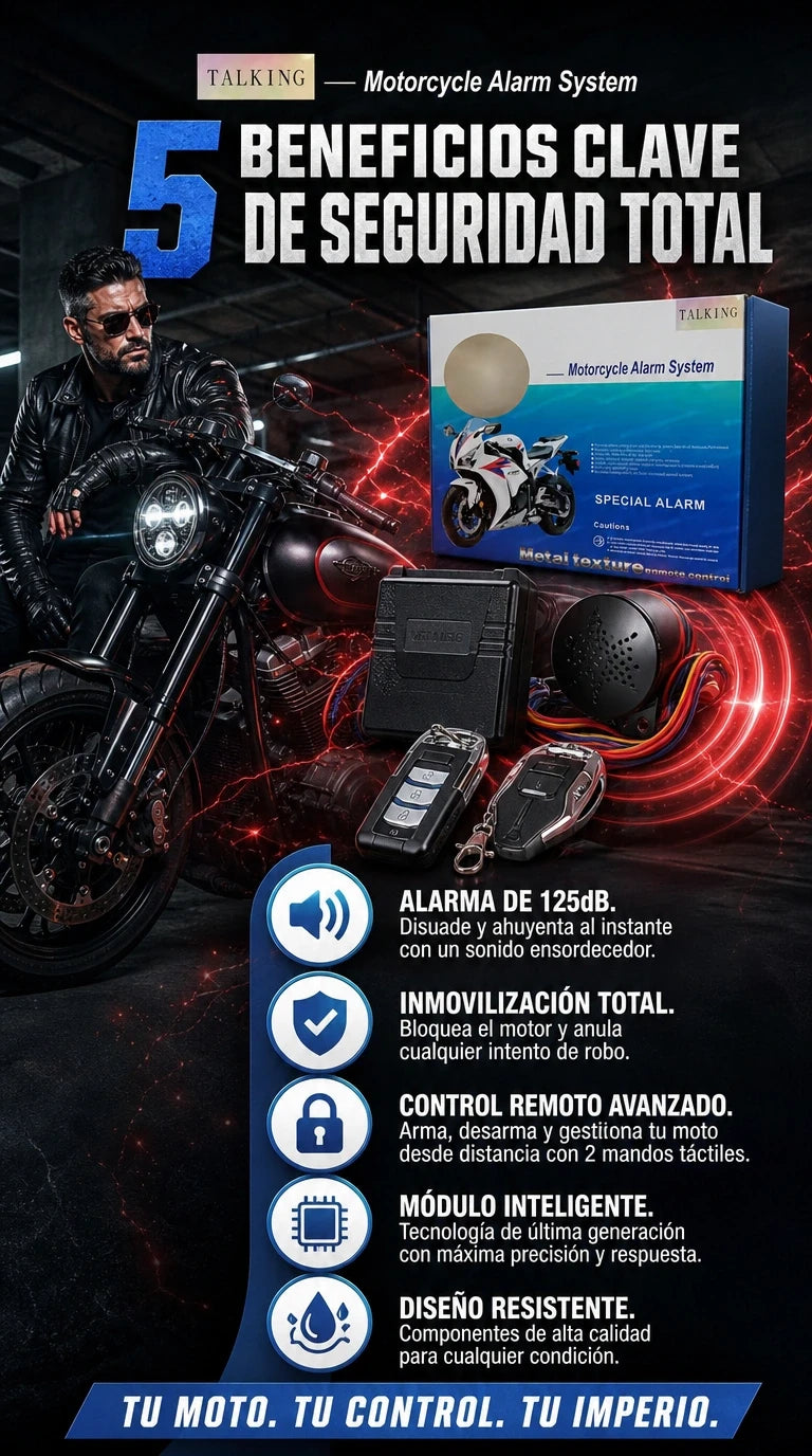SISTEMA DE ALARMA ANTIROBO PARA MOTOCICLETA